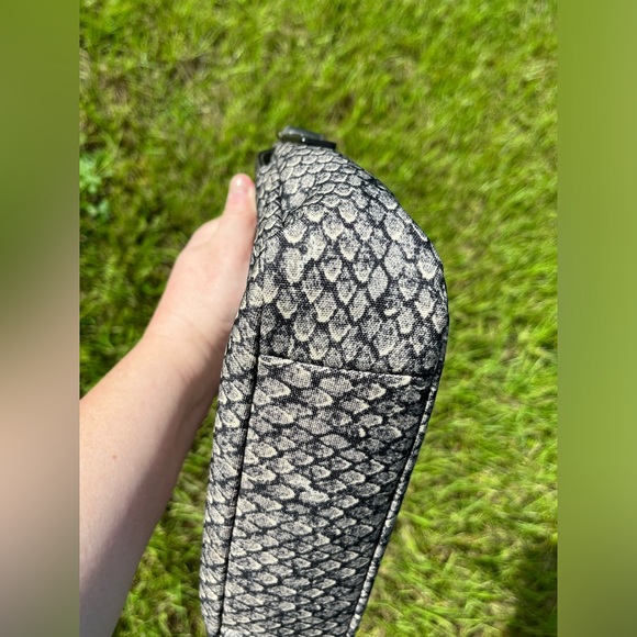 EUC Coach Snakeskin Print Bag with Additional Crossbody Strap - Picture 12 of 14